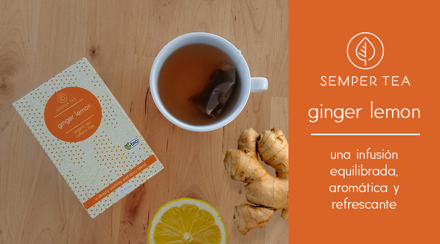 infusion jengibre limon ecologica ginger lemon semper tea