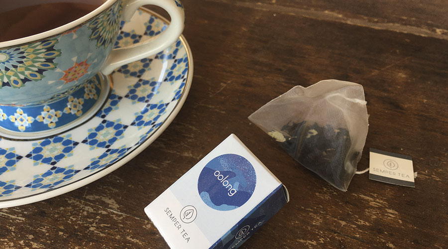 Kombucha como se hace con Té oolong ecológico semper tea