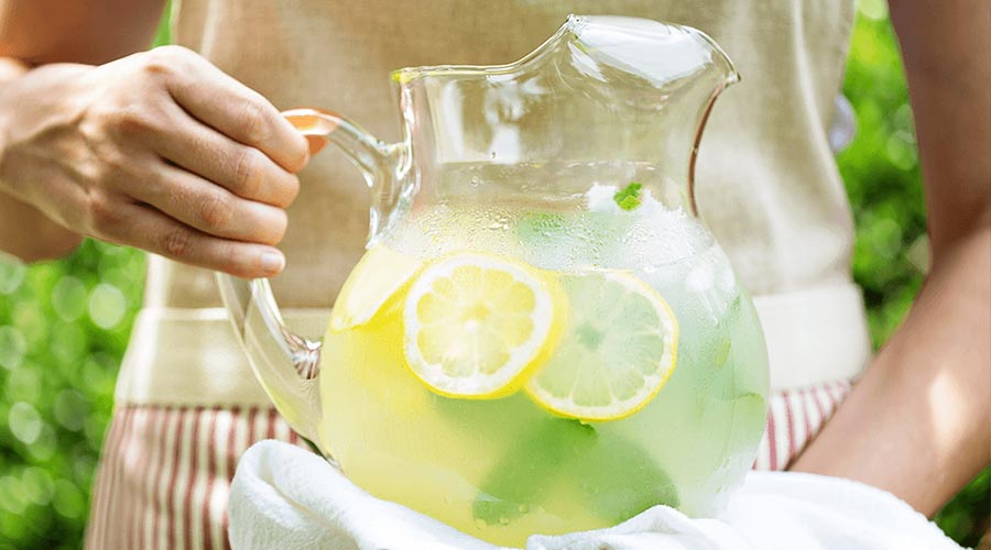 limonada con te de menta semper tea