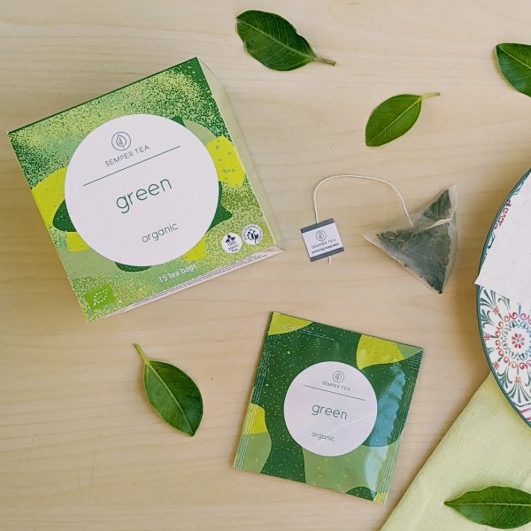 Envase eco para hosteleria te verde ecologico semper tea